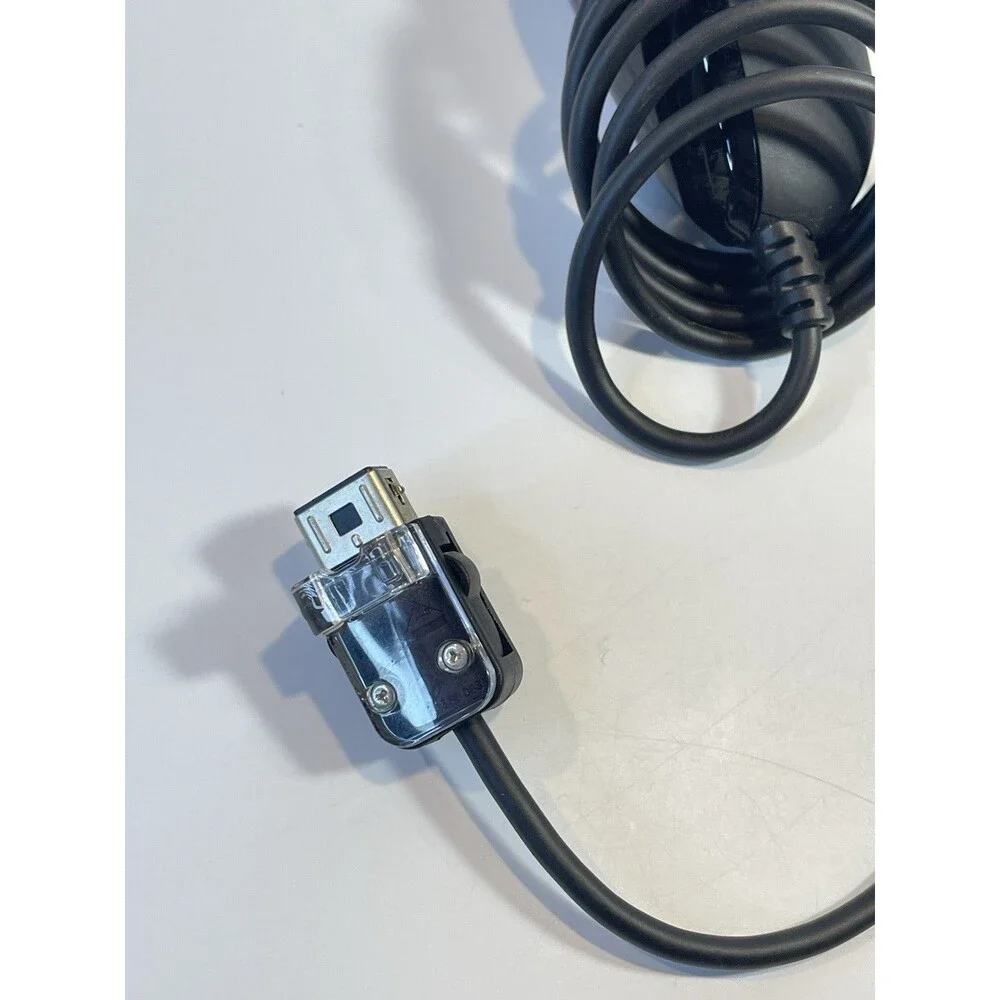 OEM Nintendo Wii RVL-026 Black Motion Plus Adapter w/ Rubber Sleeve & Nunchuck